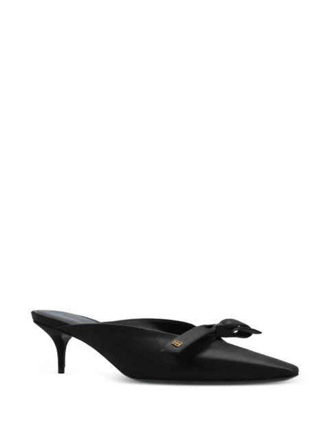 Balenciaga bow-detail pointed-toe mules - Black