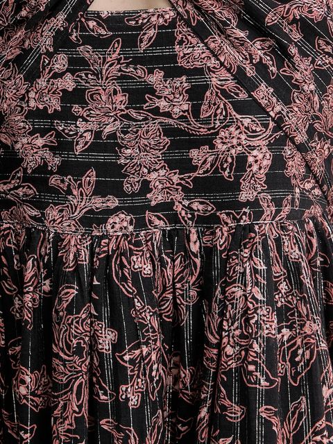 BOSS Orange sukienka kolor czarny maxi rozkloszowana 50538359