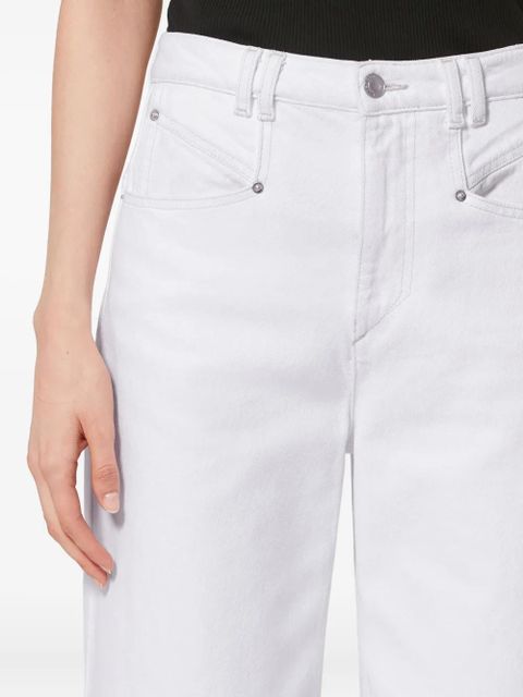 ISABEL MARANT Lemony pocket jeans - White