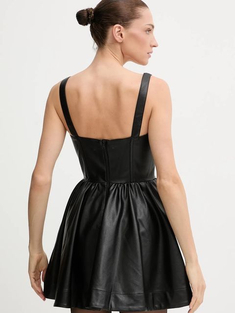 Bardot sukienka kolor czarny mini rozkloszowana 60114DB - zdjęcie produktu nr 2