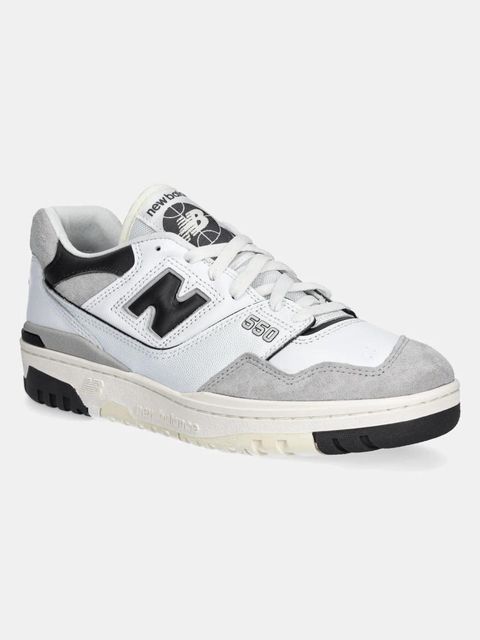 New Balance sneakersy skórzane 550 kolor biały BB550GWB - zdjęcie produktu nr 1