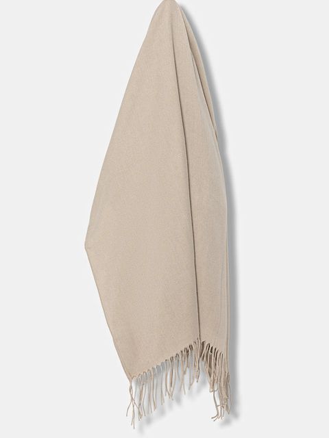 Marella szalik damski kolor beżowy gładki 2523546067200 - zdjęcie produktu nr 1