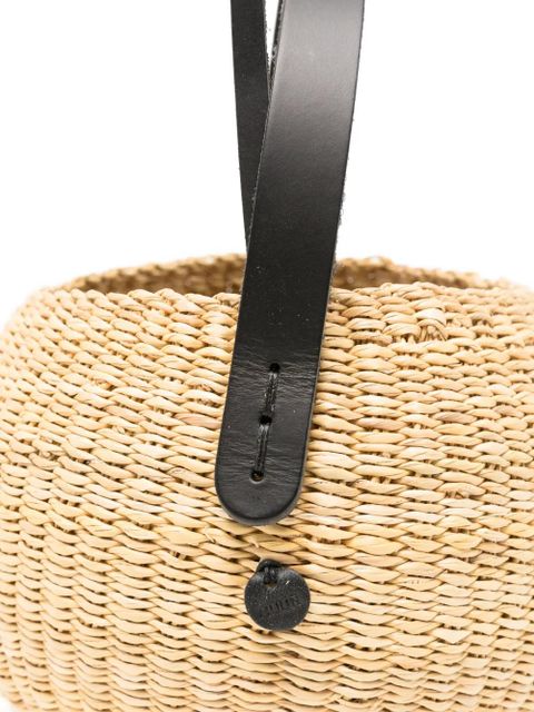 Muun Orphee woven straw tote bag - Neutrals - zdjęcie produktu nr 2