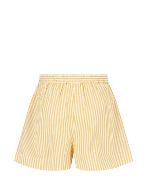 MC2 Saint Barth striped pleated shorts - Yellow - zdjęcie produktu nr 2