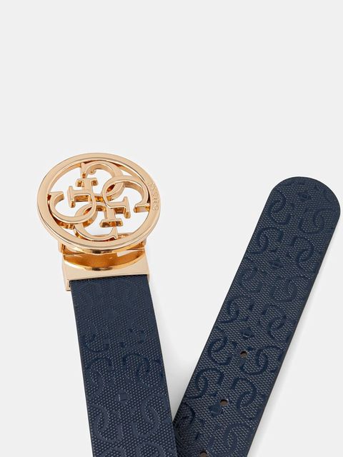 Guess pasek IDRA damski kolor granatowy BW9301 P5435