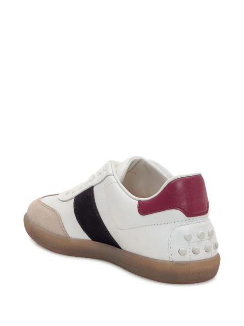 Tod's contrasting leather trainers - White - zdjęcie produktu nr 2