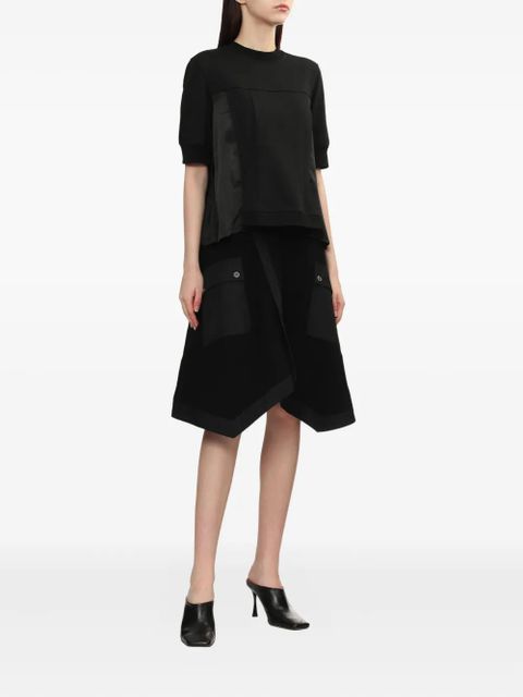 3.1 Phillip Lim panelled short-sleeve top - Blue - zdjęcie produktu nr 2