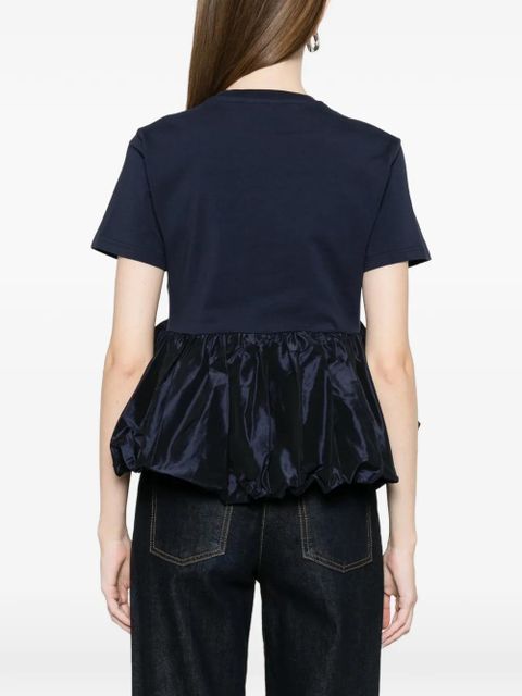 Cecilie Bahnsen Cooper ruffled T-shirt - Blue