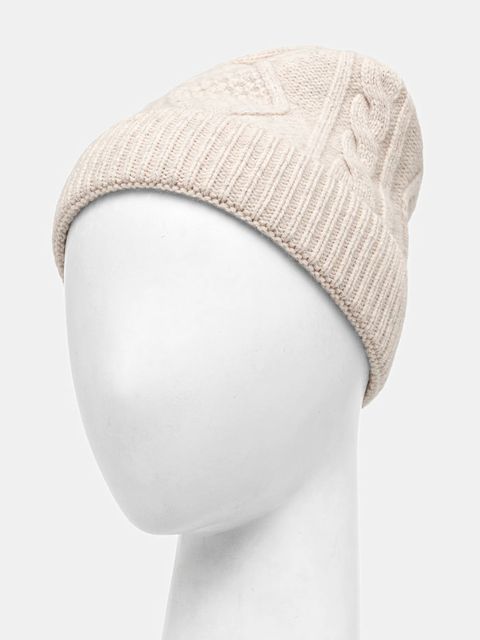 Answear.LAB czapka wełniana kolor biały