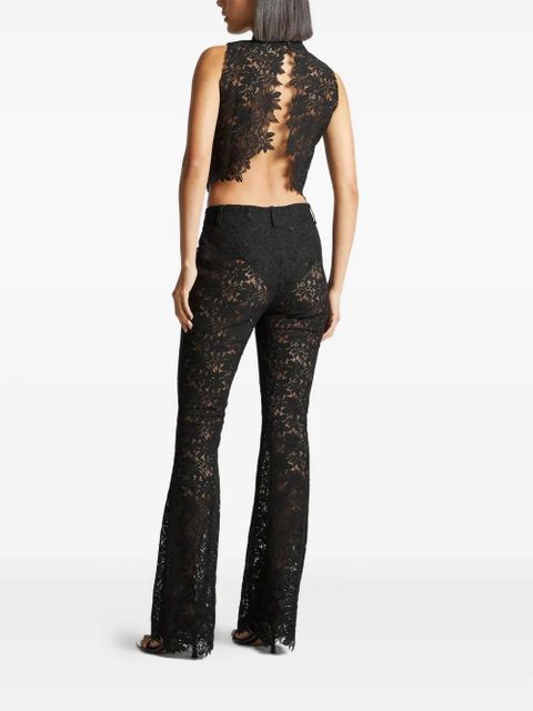 Manière De Voir lace open-back top - Black - zdjęcie produktu nr 2