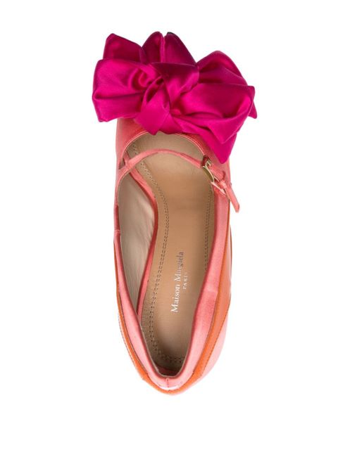 Maison Margiela Tabi Monster 110mm bow pumps - Pink
