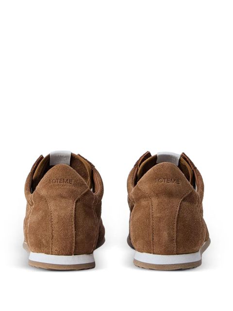TOTEME Flex lace-up leather sneakers - Brown - zdjęcie produktu nr 2