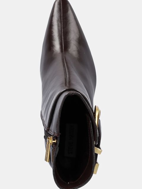 Steve Madden botki Stashed damskie kolor brązowy na słupku 11004780