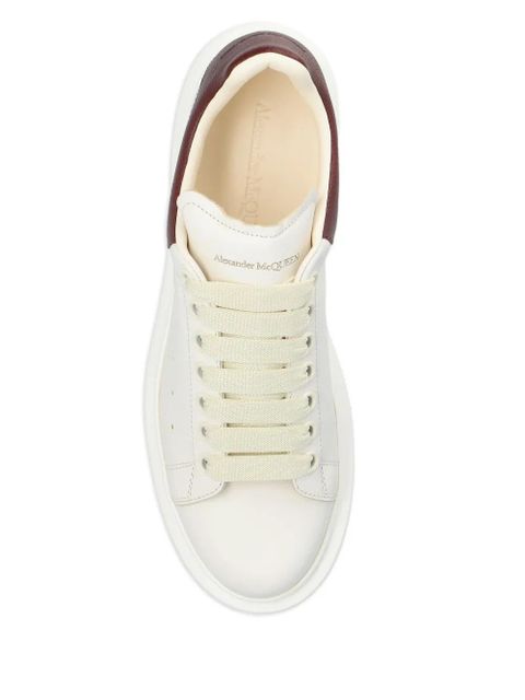 Alexander McQueen Oversized leather sneakers - White