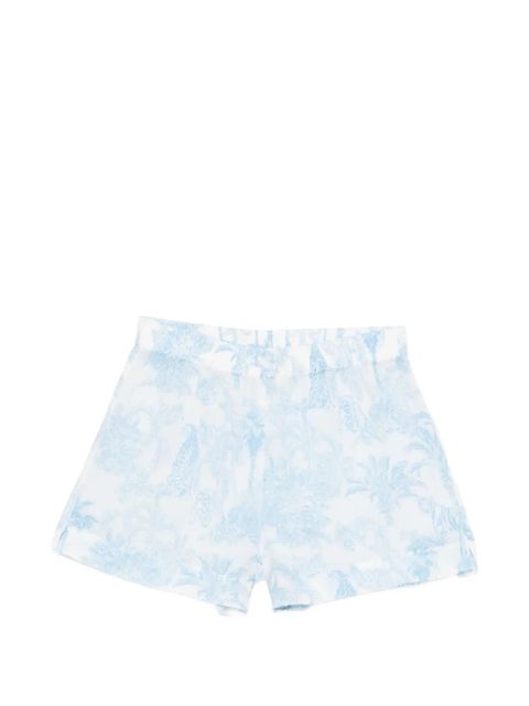 MC2 Saint Barth tropical-print shorts - White - zdjęcie produktu nr 1