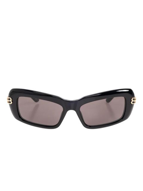 Balenciaga Eyewear rectangle-frame sunglasses - Black