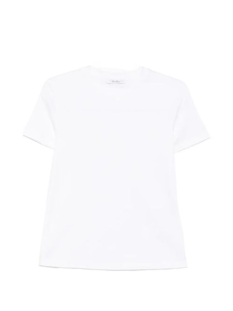 Max Mara embroidered-logo T-shirt - White - zdjęcie produktu nr 1