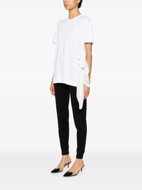 Givenchy scarf-detail T-shirt - White