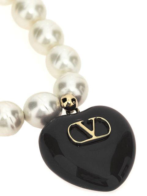 Valentino Garavani Coeur Royal necklace - Neutrals - zdjęcie produktu nr 2