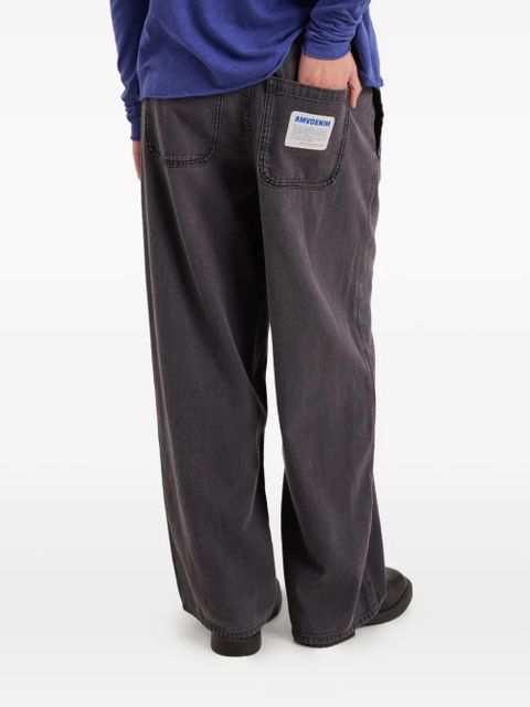 American Vintage elasticated straight trousers - Grey