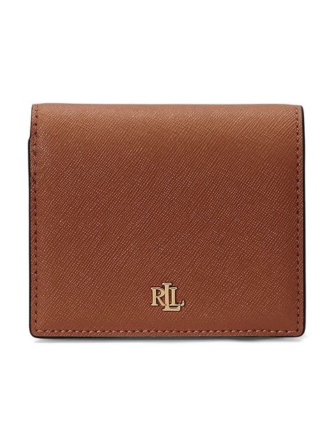 Lauren Ralph Lauren portfel skórzany damski kolor brązowy 432962112 - zdjęcie produktu nr 1