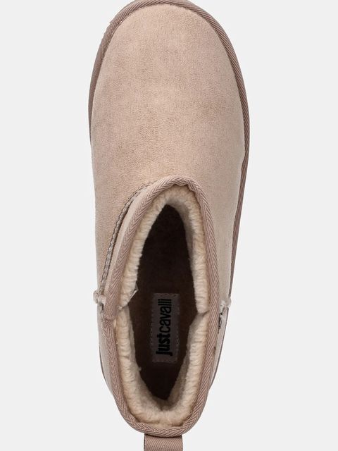 Just Cavalli śniegowce kolor beżowy 79RA3S34ZSD44700