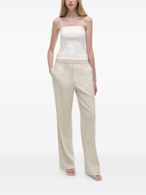 Simkhai Bristol poplin trousers - Neutrals