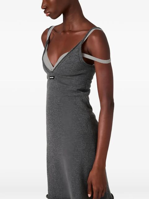 Miu Miu cashmere tank dress - Grey