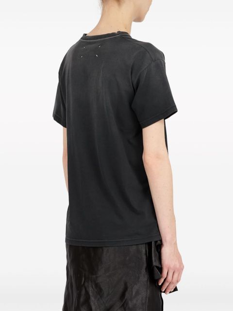 Maison Margiela Reverse logo-print cotton T-shirt - Black