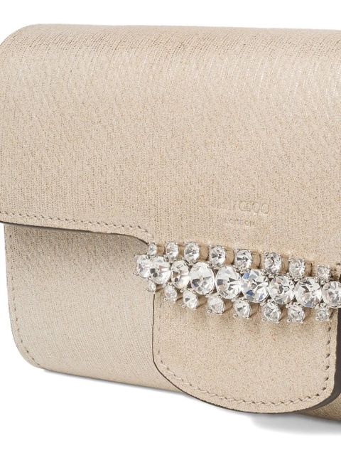 Jimmy Choo Bing chain wallet - Neutrals