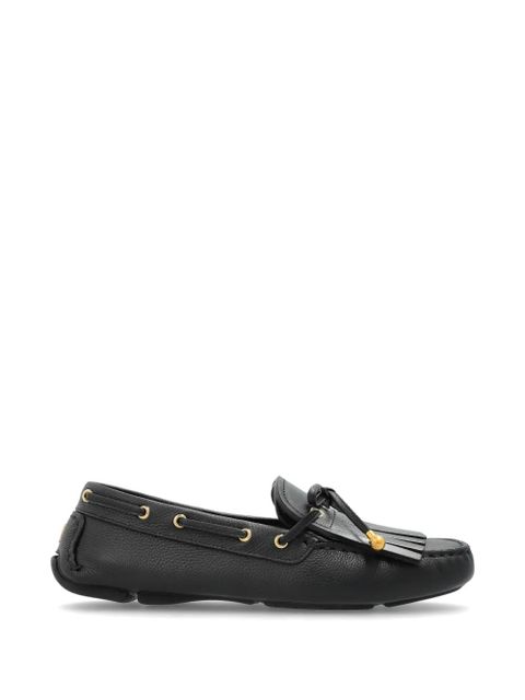 Jimmy Choo Manon tassel leather boat shoes - Black - zdjęcie produktu nr 1