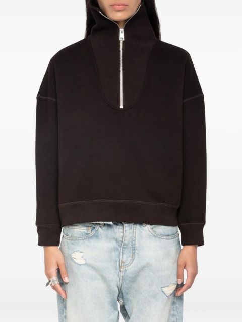Zadig&Voltaire half-zip polo top - Brown - zdjęcie produktu nr 2