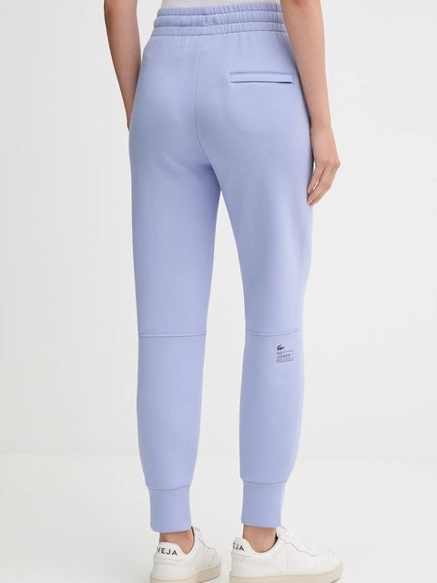 Lacoste spodnie dresowe kolor niebieski gładkie XF0343 - zdjęcie produktu nr 2