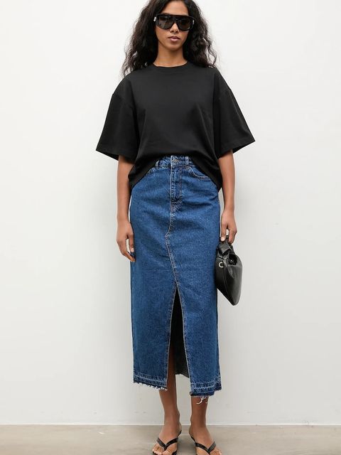 Answear.LAB spódnica jeansowa - zdjęcie produktu nr 1