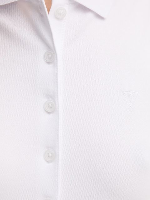 Guess polo LIZA damski kolor biały W4GP61 KARS0