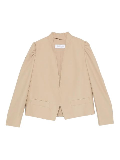 Max Mara PHEBE puff-sleeve open-front jacket - Neutrals - zdjęcie produktu nr 1