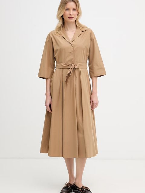 Weekend Max Mara sukienka letnia bawełniana PADANA - zdjęcie produktu nr 1