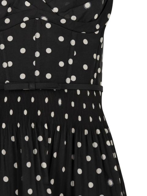 ZIMMERMANN pleated draped mini dress - Black - zdjęcie produktu nr 2