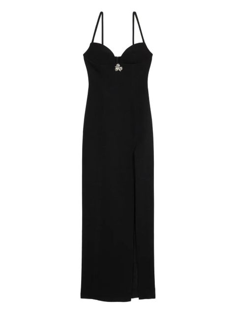 Blumarine crystal-embellished maxi dress - Black - zdjęcie produktu nr 1