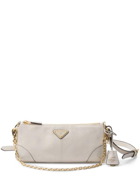 Prada Re-Edition leather shoulder bag - White - zdjęcie produktu nr 1