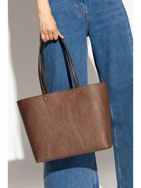 ETRO large Paisley jacquard shopper tote bag - Brown - zdjęcie produktu nr 2