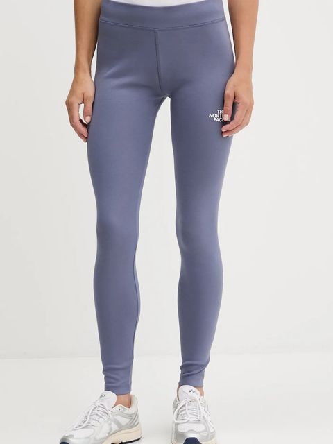The North Face legginsy Simple Dome damskie kolor fioletowy z nadrukiem NF0A8C1XBTR1 - zdjęcie produktu nr 1