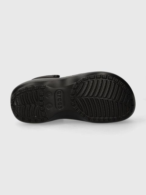 Crocs klapki Classic Platform Clog damskie kolor czarny 207989