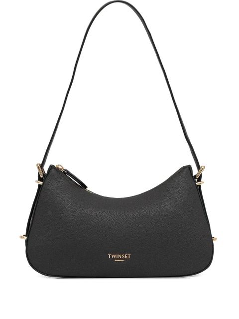 TWINSET logo-lettering shoulder bag - Black - zdjęcie produktu nr 1