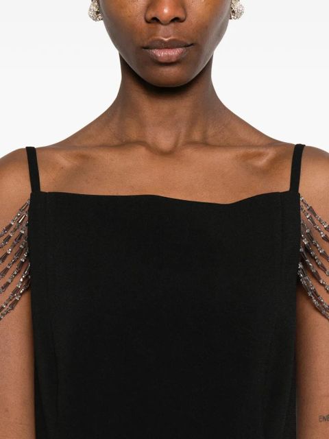 PINKO chain strap dress - Black