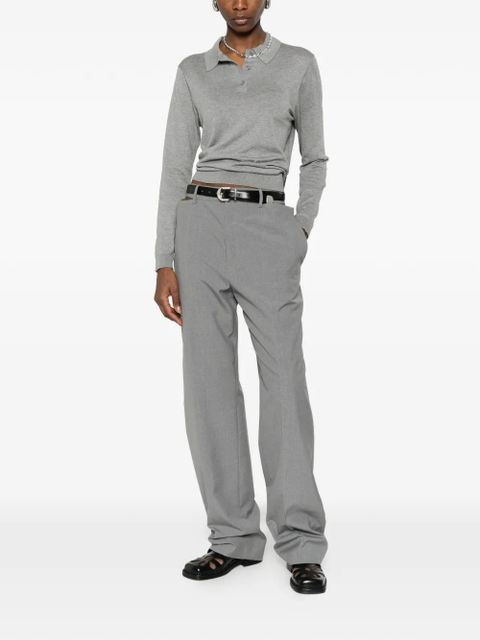 Jil Sander cut-out trousers - Grey - zdjęcie produktu nr 2