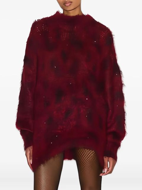 ISABEL MARANT Mickaella sequin-embellished pullover - Red - zdjęcie produktu nr 2
