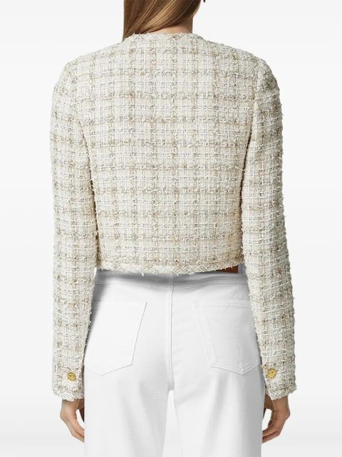 Versace tweed jacket - Neutrals