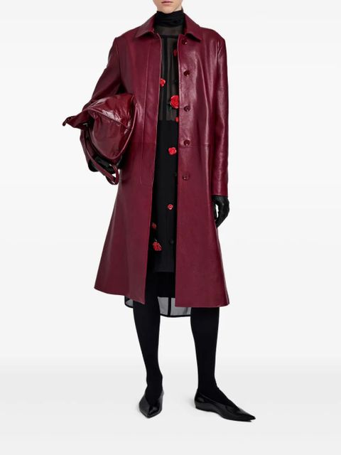 Proenza Schouler leather coat - Red