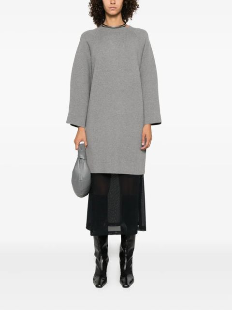 Max Mara raglan-sleeve dress - Grey - zdjęcie produktu nr 2